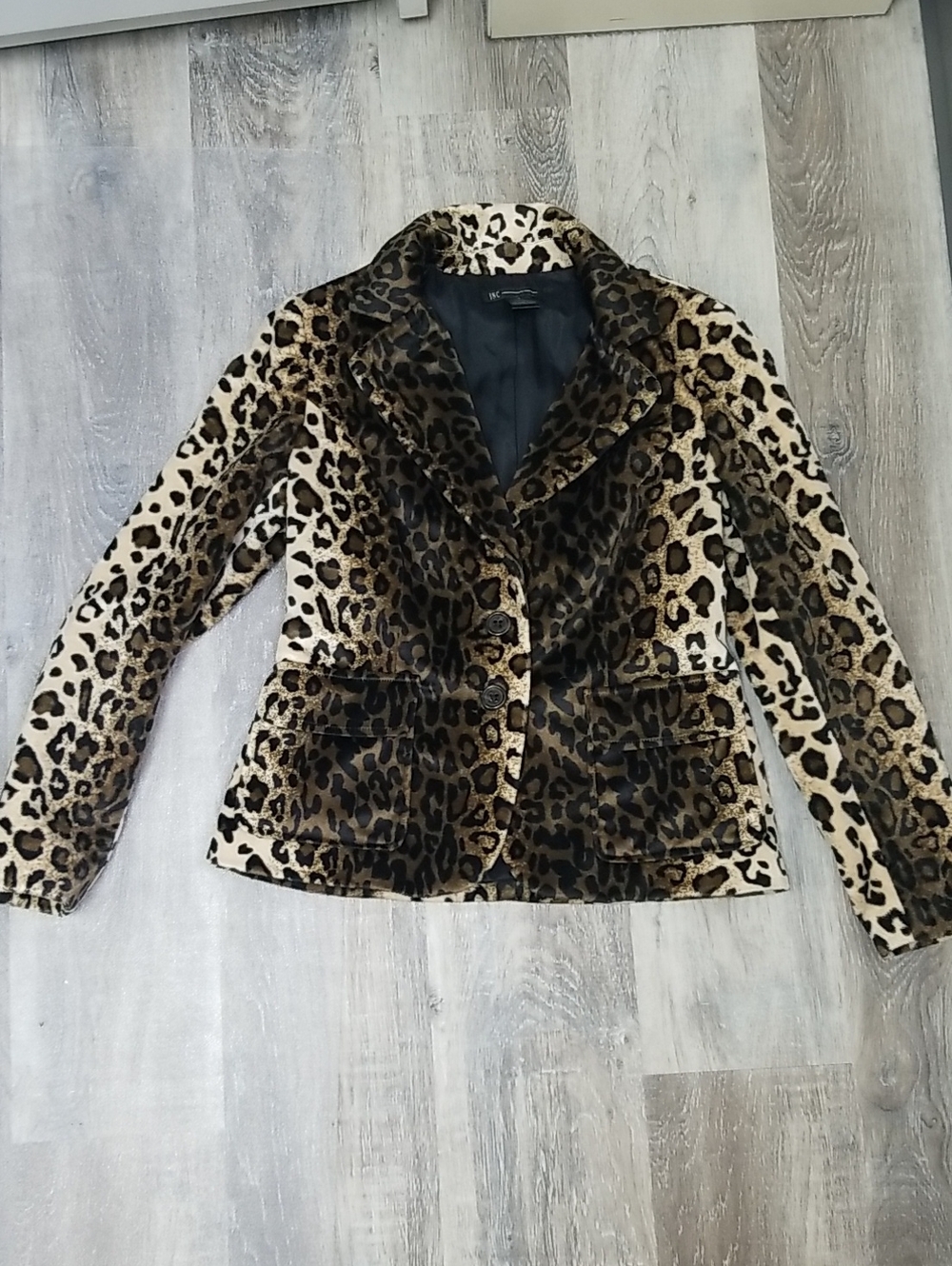 Leopard Print Women's Blazer Jacket